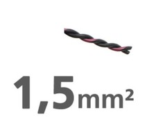 EMPHASER ESP-RS15-1 OFC 1,5 mm² Kupfer Lautsprecherkabel, Boxenkabel Meterware