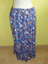Rock Mango casual blau mit Blüten Gr 38 wie neu