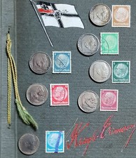 2 Mark Reichsmark  - Auswahl aus 1936-37-38+1939  P.v.Hindenburg-Zeitdokument !