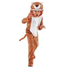 Tiger Kostüm Kinder Jungen Mädchen Tierkostüm Overall Karneval Faschingskostüm