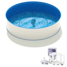 Pool SET Basic Ø 2,50 x 0,90 m Folie 0,6mm | Stahlwand Pool Stahlwandbecken