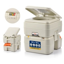 Campingtoilette WC 20L Reisetoilette Chemietoilette tragbar Camping Reise Mobile