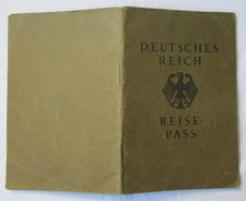 Reisepass Deutsches Reich