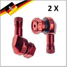 2x Motorrad Aluminium Winkelventil 11,3mm Ventile Eckventil Roller Reifen Ventil