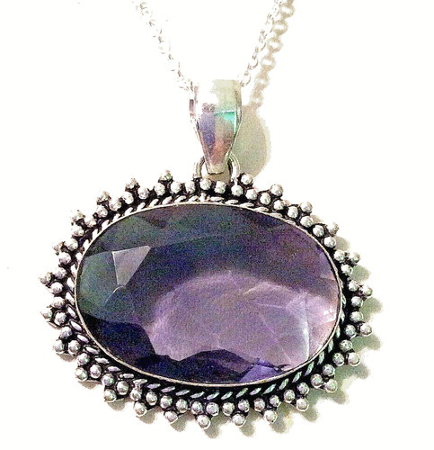 Amethyst halskette edelstein - amethyst,