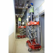 ARBEITSBÜHNE 4,5meter HEBEBÜHNE HUBARBEITSBÜHNE PERSONENLIFT HUBLIFT HEBELIFT