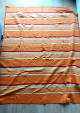 TOP Kuscheldecke Wolldecke Tagesdecke  190x150 Retro Style Decke Top Zustand 