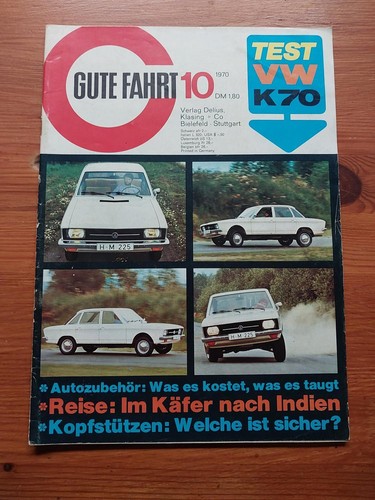 Gute fahrt 1970 k70 - 10/1970,