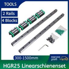 2PCS HGR25 300-1500mm