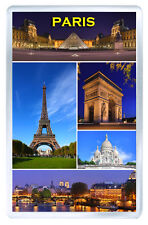 Paris France Places Fridge