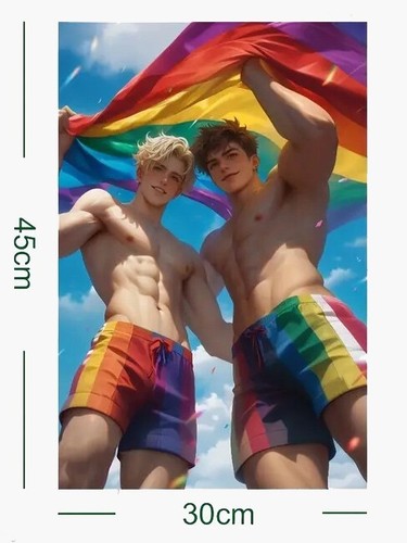 Rainbow pride flag lgbtq - , gay