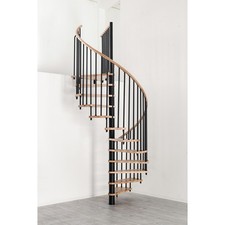 Minka Spindeltreppe Spiral Wood 38-305,5cm Geschosshöhe Wendeltreppe Treppe Holz