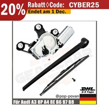 HINTEN HECK SCHEIBENWISCHER WISCHERMOTOR DUSE 8E9955711A FÜR AUDI A3 A4 B6 B7 B8
