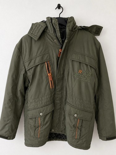 Rough stock herren parka jacke - stock,