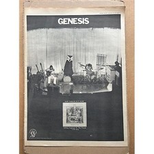 GENESIS SELLING ENGLAND BY THE POUND POSTER SIZED original music press advert fr