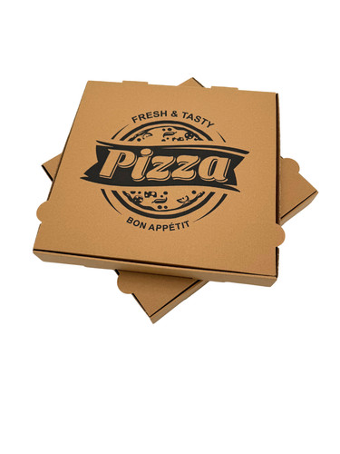 Pizzakarton braun 4200 stück - pizzakarton,