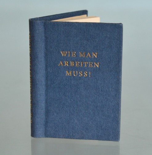 Minibuch wie man arbeiten - man,