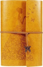 Leder Notizbuch A5 Skizzenbuch Spiralbindung Reisetagebuch