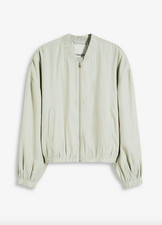 Glänzende Satinjacke Gr. 40