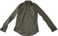 R95TH Bluse Blumenmuster NEU Gr.44 kahki Taupe