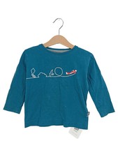 ELKLINE Kinder Langarmshirt Gr. 92/98 Blau Casual Flugzeug Motiv Baumwolle