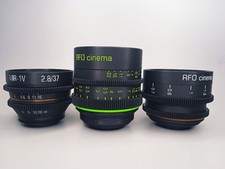 Helios 44 58mm, Jupiter-37 135mm, Mir-1V 37mm Cine Rehoused Objektiv Set für Canon