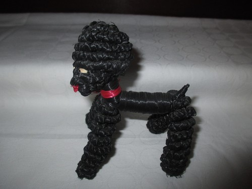 Alte figur pudel - alte, schwarz