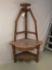 Regal Waschstand Erlesen Antik Unikat um 1870 Eiche Etagere Gründerzeit Marmor