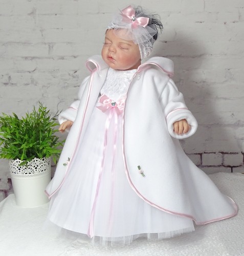 Taufkleid stirnband - taufkleid+, stirnband+