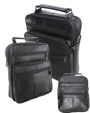 Echt Leder Flugbegleiter Umhängetasche Arbeitstasche Schultertasche Messenger