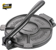 Cast Iron Tortilla Press Dough