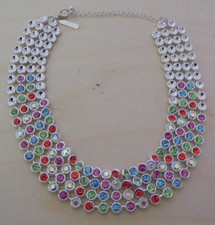 Senso di Donna Halskette silberfarbend/mehrfarbig gestempelt/signiert Nr.1561