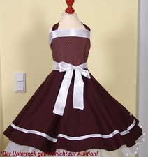 Mädchen Kleid 50er Jahre zum Petticoat Einschulung,Partie Gr. 146-154 braun