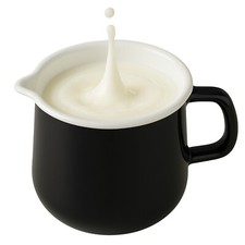 Emaille-Milchtopf 1,7L mit