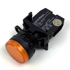 Klöckner Moeller Leuchtmelder M22 BA 9s, orange, mit Befestigungseinsatz, unused