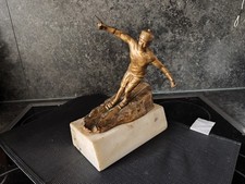 ANTIK. BRONZE, Alpin Skifahrer