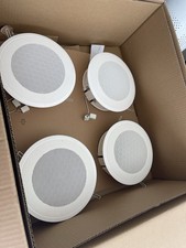 4x ELA 100V Lautsprecher mit Trafo - Deckenlautsprecher PA 100 Volt