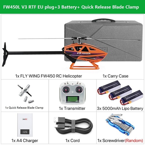 Fly wing fw450l rc - fly,
