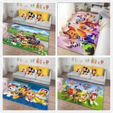 Kinder 3D Teppich PAW Patrol Teppich Schlafzimmer Bodenmatte Fußmatten Matte Neu