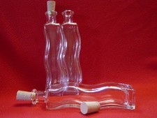 3 fabrikneue - Glasflaschen -