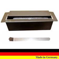 Regulierbarer 1 Liter Brenner aus Edelstahl mit k.Watte für Ethanolkamin