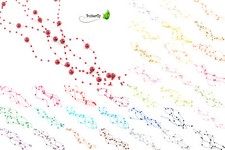 5 x 1,3m Perlengirlande