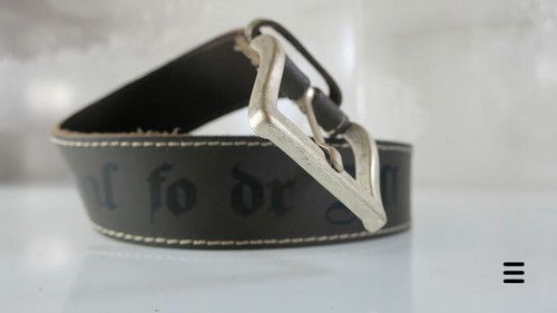 Leder gürtel geprägt - leder-gürtel,