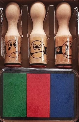 Stück stempel smiley - stempel,