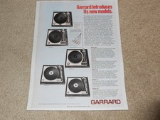 Garrard Plattenspieler Ad