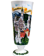 Erdinger Weißbier Krug Bierkrug "Deutschland ist schön" Neuschwanstein 1989