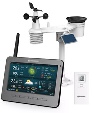 BRESSER Wetterstation 7 in 1 WLAN Wetter Center Solar Profi HD TFT Display
