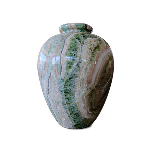 Grüne onyx vase - onyx,