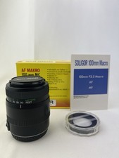 Makroobjektiv für Kamera, SOLIGOR  AF Makro 100 mm MC F3,5