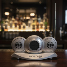 Bacardi Rum Wecker Radio Uhr
